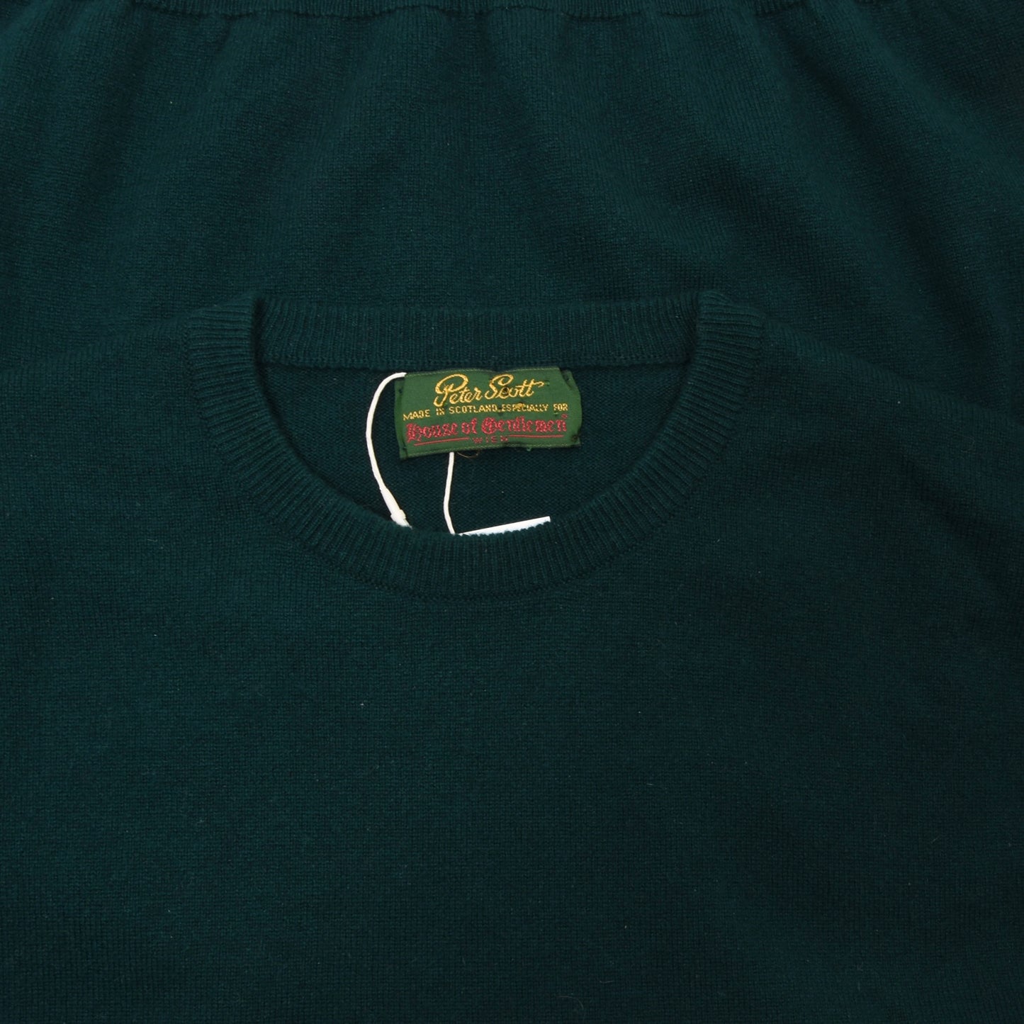Peter Scott 100% Cashmere Sweater Size UK40 Chest ca. 54cm - Green