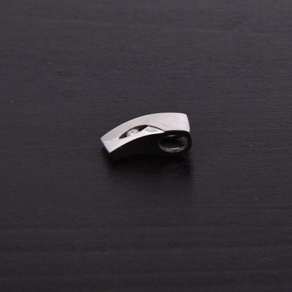 Feichtinger Anhänger „Eve“  585 / 14kt Weißgold mit einem Brillanten von 0,06 ct. 