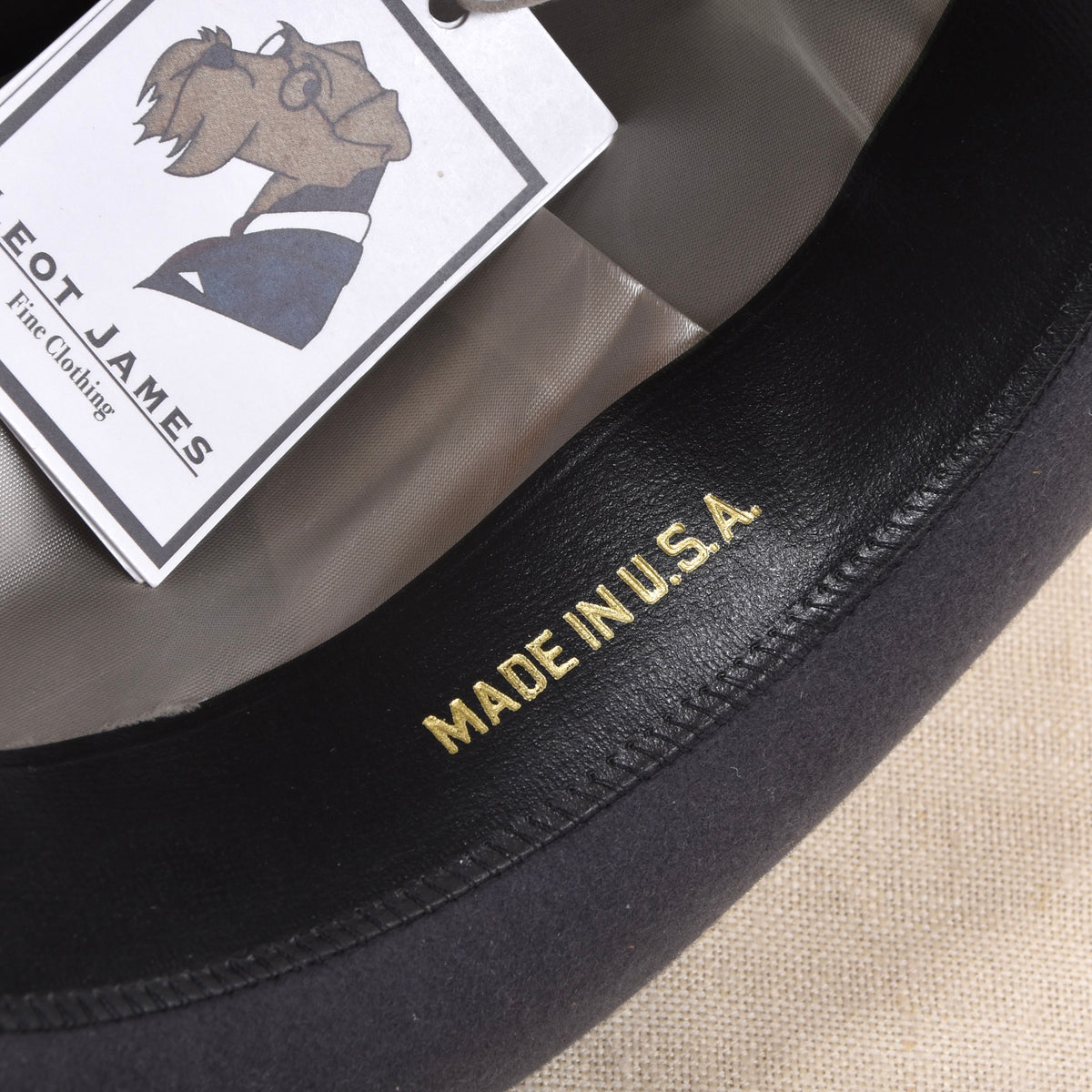 The Untouchables Wolle Fedora Gr. M Made in the USA - Grau