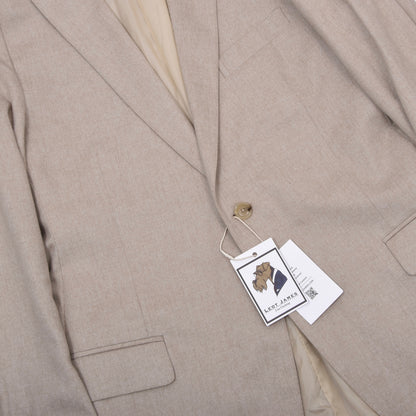 Z Zegna Light 50/50 Kamel-Seide Jacke Brust ca. 50,5 cm - Beige