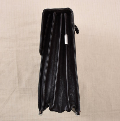 Pierre Waldon Leather Briefcase/Attaché - Brown