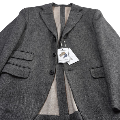 Helmut Eder x Caruso Silk-Cashmere Jacket Size 48 ca. 52.5cm