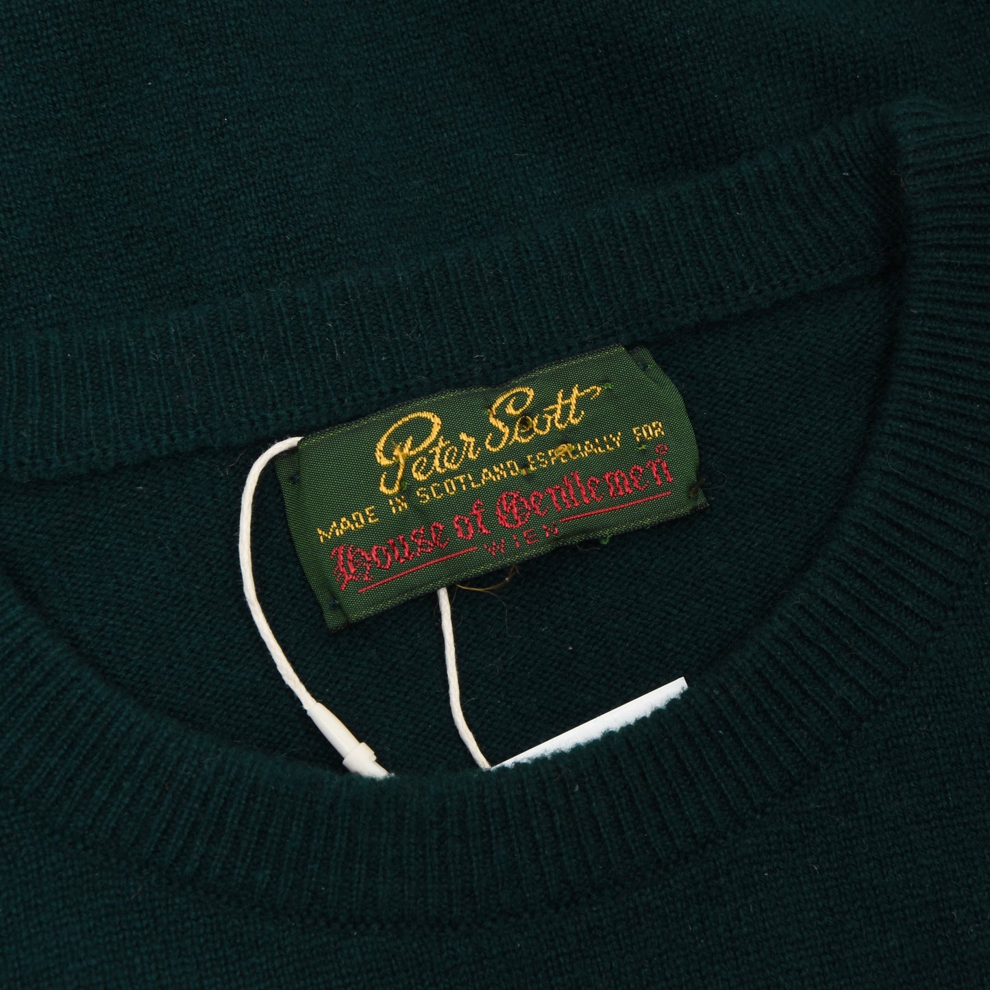 Peter Scott 100% Cashmere Sweater Size UK40 Chest ca. 54cm - Green