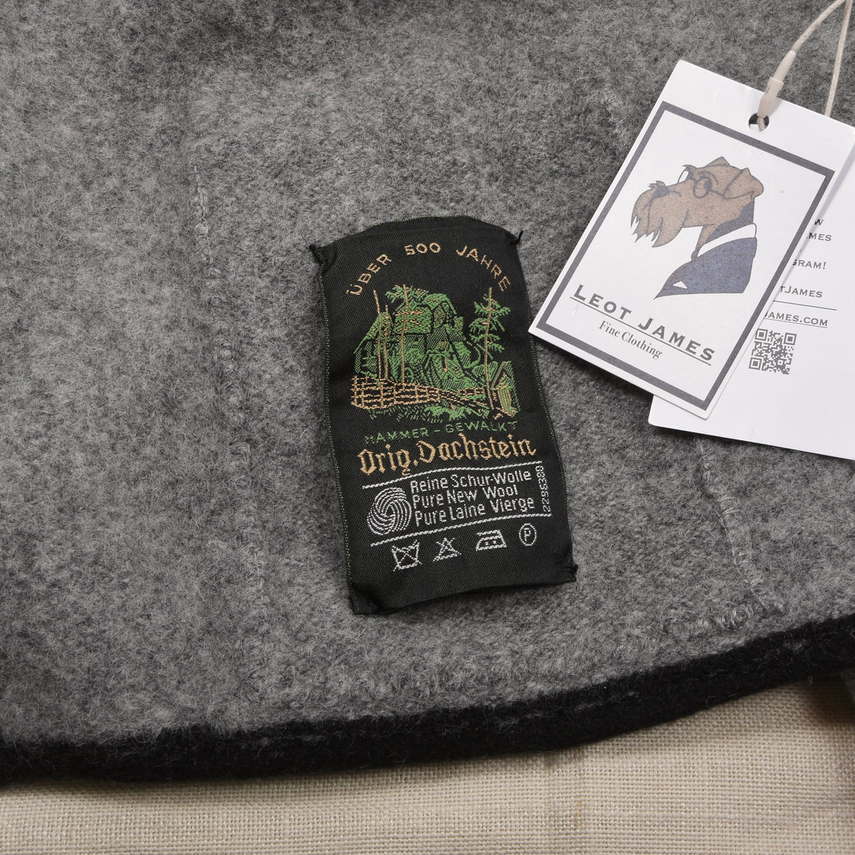 Orig. Dachstein 100% Wolle Trachtenstrickjacke ca. 64cm 