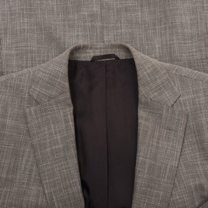 Hugo Boss Jacke aus Wolle-Leinen-Mischung Größe 48 Brust ca. 53cm - Hellbraun