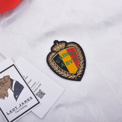 Vintage Diadora Belgium Away Jersey 1992-1994 Chest ca. 58.5cm - White