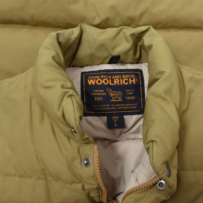 Woolrich Down Vest Size L Chest ca. 62cm - Tan