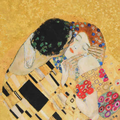 Plumeria Museum Collection Gustav Klimt Schal aus Seide - Der Kuss