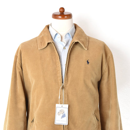 Polo Ralph Lauren Corduroy Blouson/Harrington Jacket Size XL - Tan