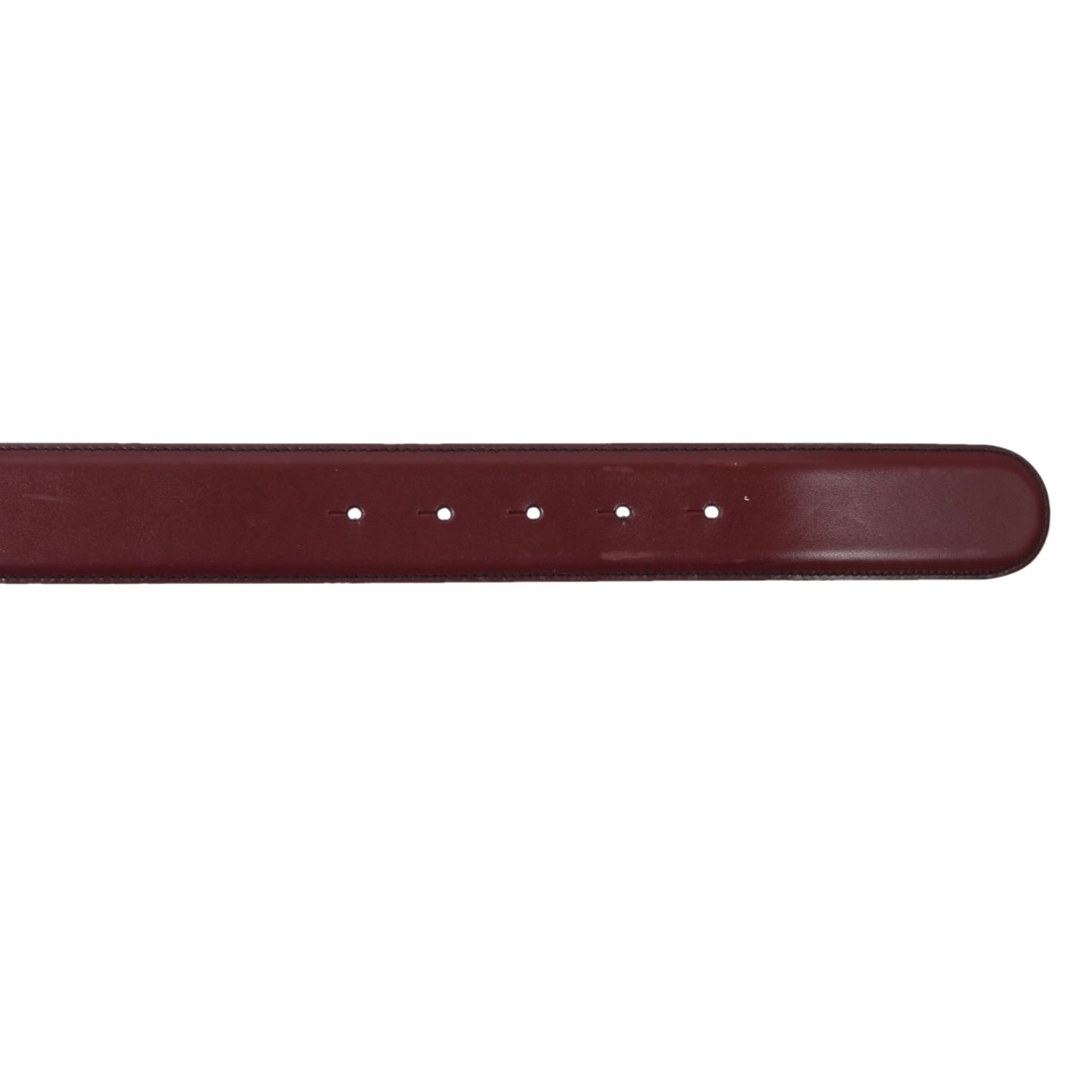 Etienne Aigner Leather Belt Size 85/34 ca. 100cm - Brown-Burgundy