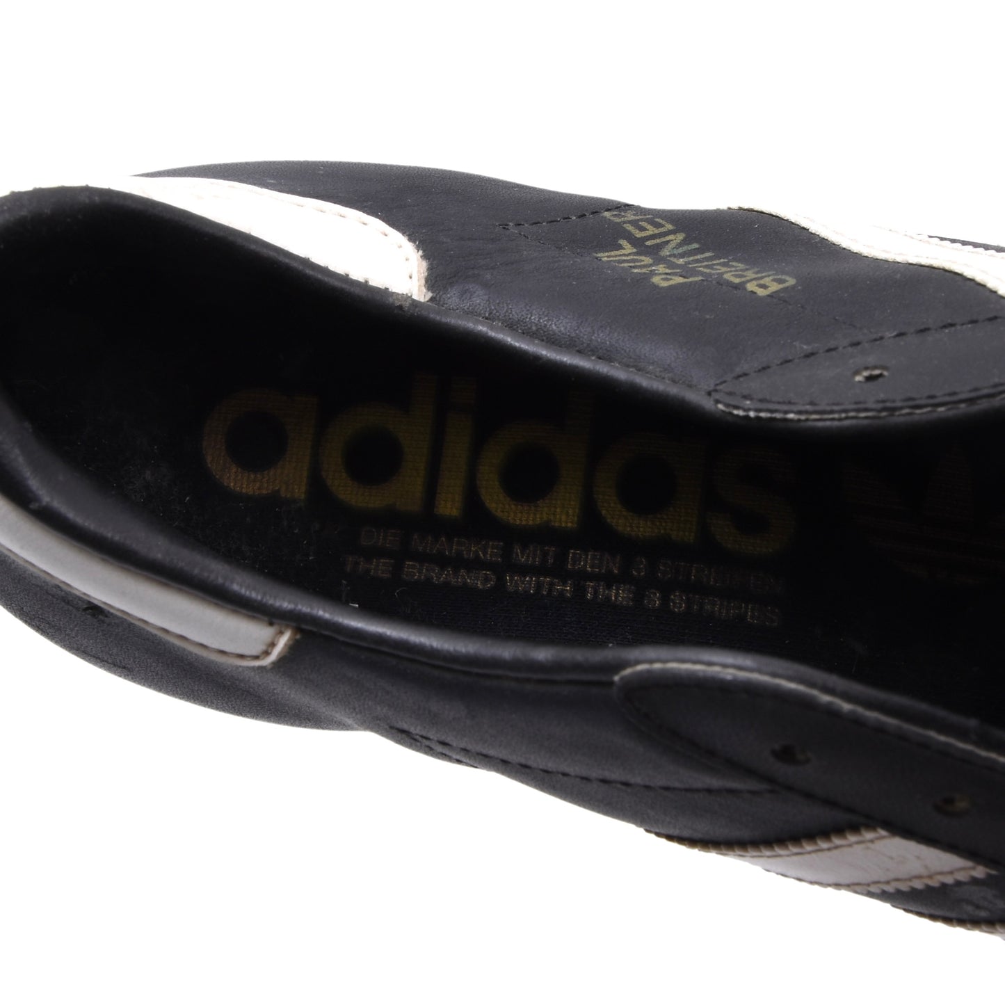 Vintage Adidas Paul Breitner Fußballschuhe, hergestellt in Australien, Größe 8 – Schwarz