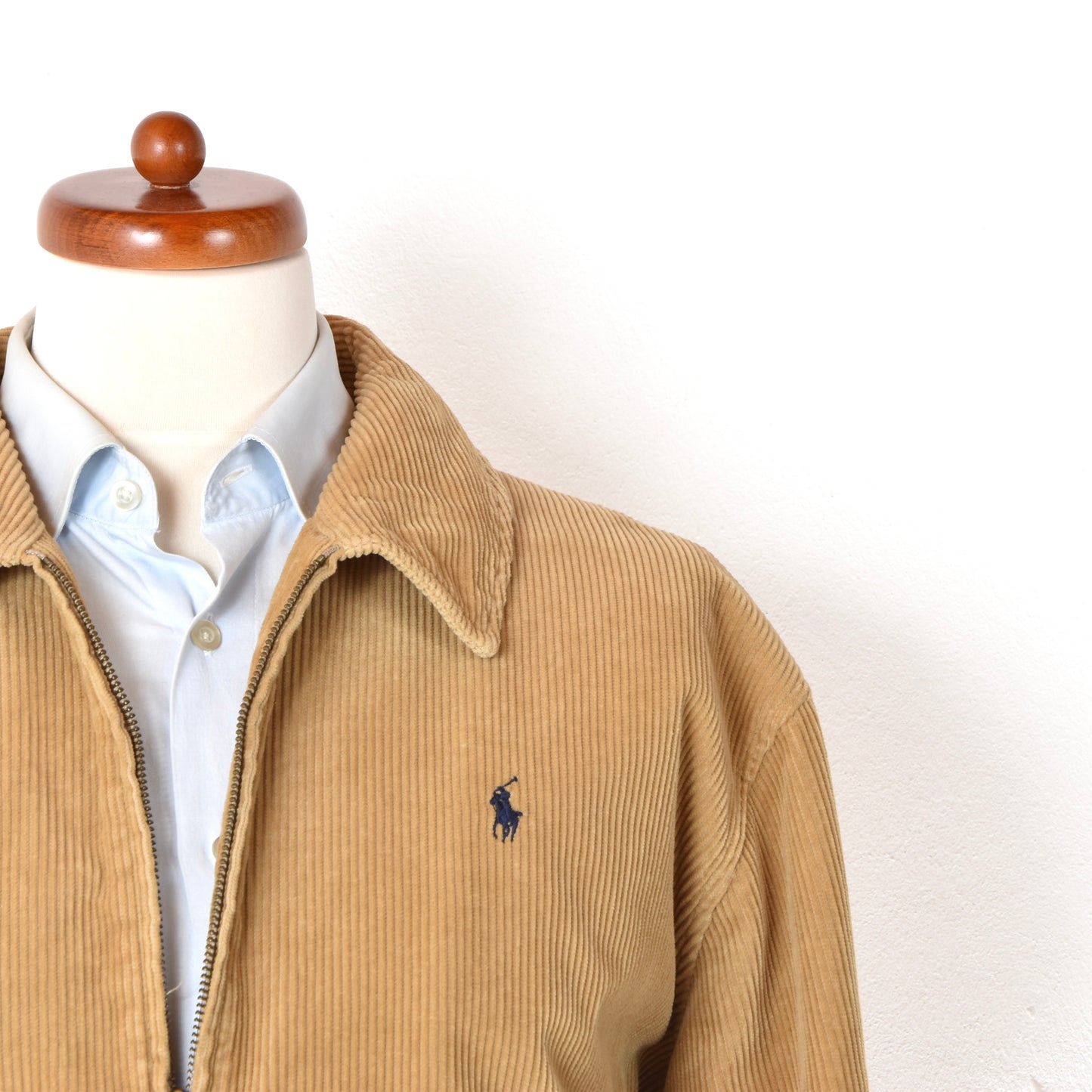 Polo Ralph Lauren Corduroy Blouson/Harrington Jacket Size XL - Tan