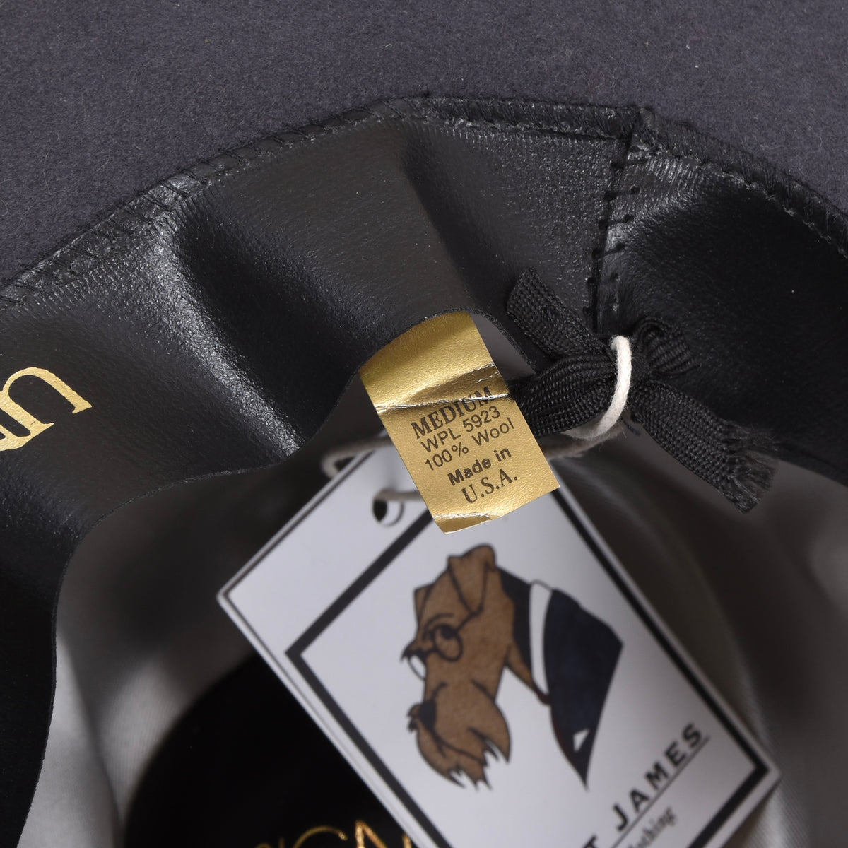 The Untouchables Wolle Fedora Gr. M Made in the USA - Grau