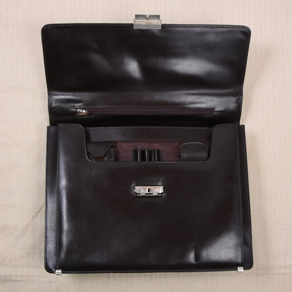Pierre Waldon Leather Briefcase/Attaché - Brown