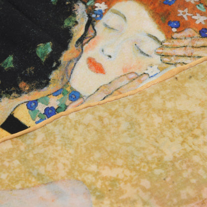 Plumeria Museum Collection Gustav Klimt Silk Scarf - The Kiss