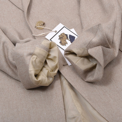 Z Zegna Light 50/50 Kamel-Seide Jacke Brust ca. 50,5 cm - Beige