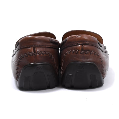 Ermenegildo Zegna Fahrschuhe, Größe EU 9 / US 10 – Braun