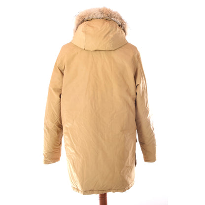 Woolrich Arctic Parka Feat. Coyote Hood Size M ca. 62cm - Beige/Tan