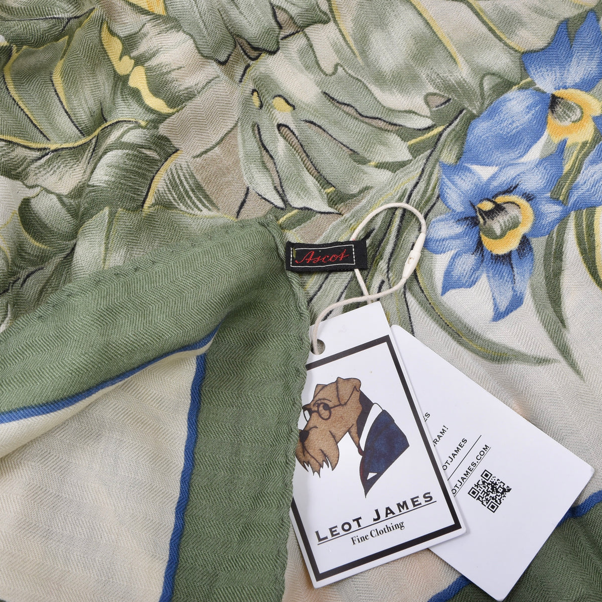 Ascot Wolle-Seide Tuch 90 cm x 92 cm - Tukans