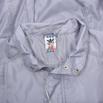 Vintage Adidas Castrol Nylon Blouson/Jacke Größe D54 ca. 63cm - Grau