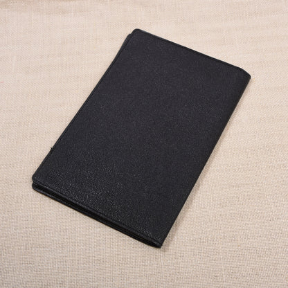 NOS Luxury Leather Travel Wallet Multi Pocket ca. 11cm - Black