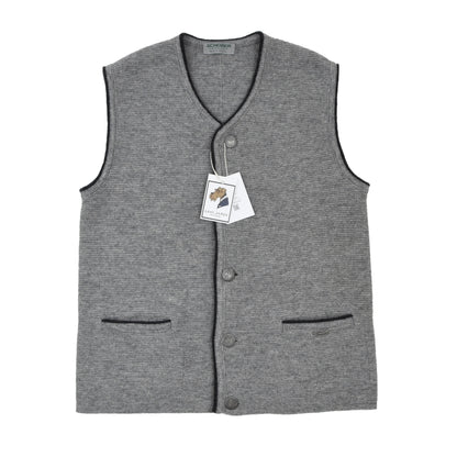 Scheiber Exclusive Wool Sweater Vest/Trachtenweste - Grey