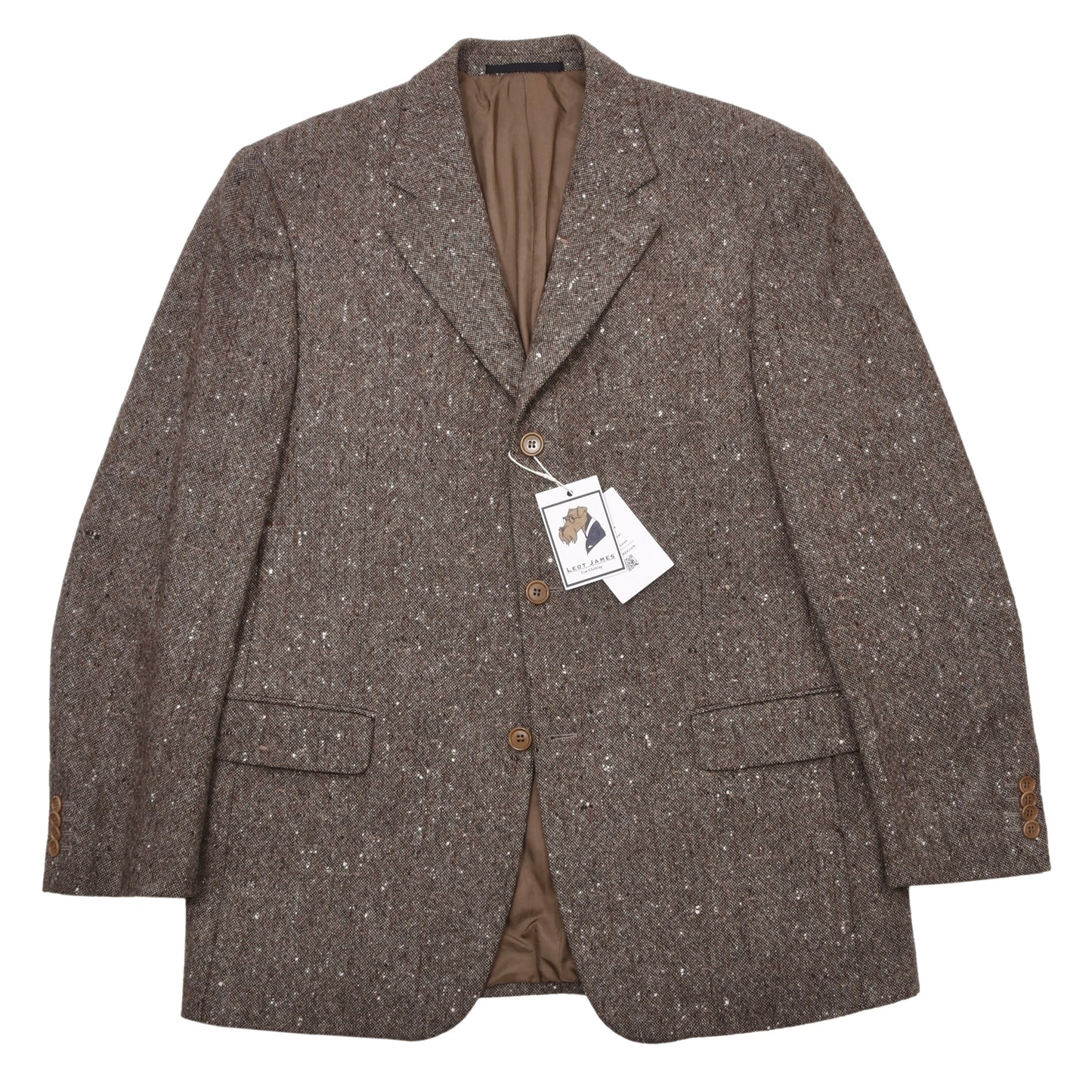 Cerruti 1881 Tweed-Jackett Größe 52 Brust ca. 56,5cm -meliert braun