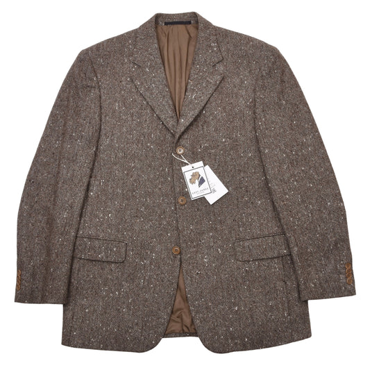 Cerruti 1881 Tweed-Jackett Größe 52 Brust ca. 56,5cm -meliert braun
