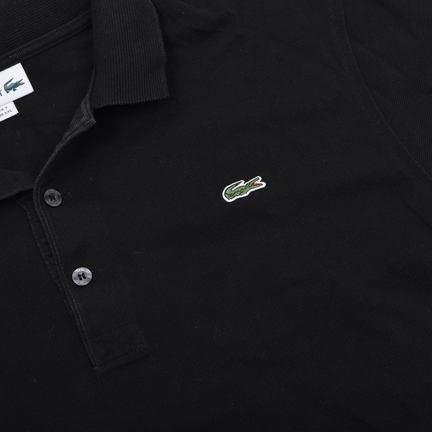 Lacoste Sport 2x Polo Shirts Size 7/US XXL ca. 62-62.5cm - Black
