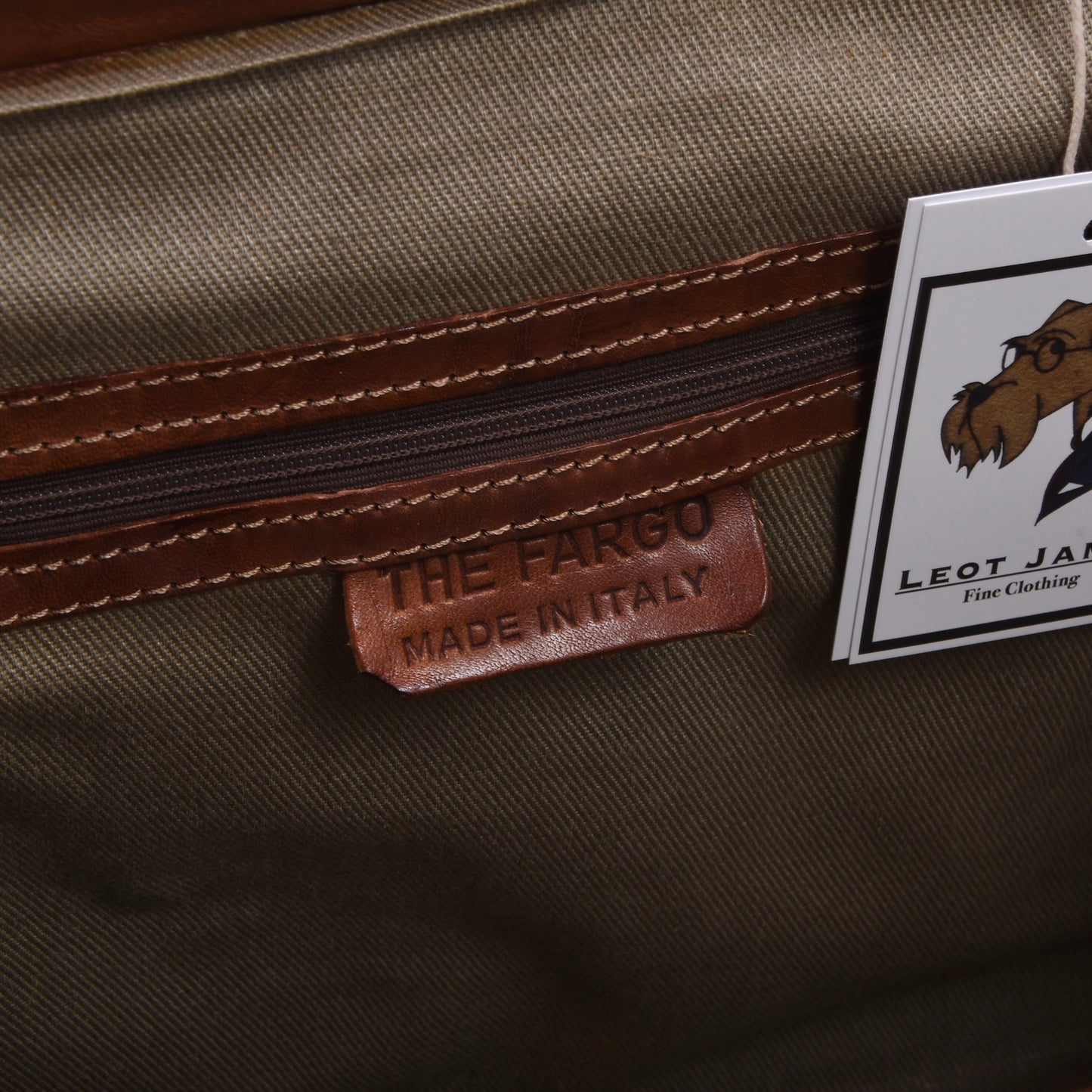 Die Fargo Leder Arzttasche/Handgepäck ca. 36,5cm - Braun