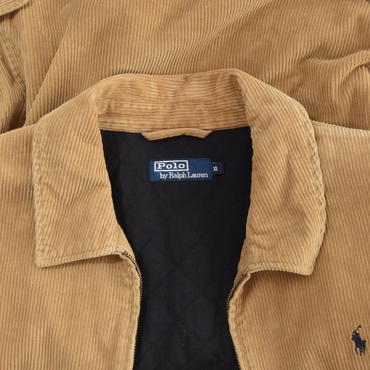 Polo Ralph Lauren Corduroy Blouson/Harrington Jacket Size XL - Tan