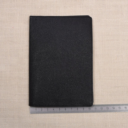 NOS Luxury Leather Travel Wallet Multi Pocket ca. 11cm - Black