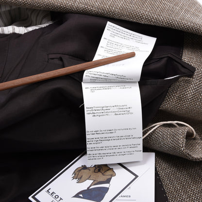 Hugo Boss Jacke aus Wolle-Leinen-Mischung Größe 48 Brust ca. 53cm - Hellbraun