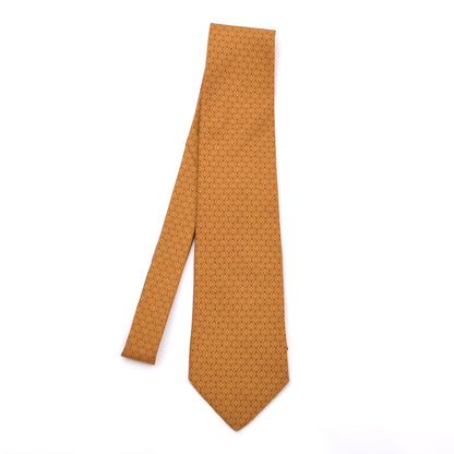 Etro Milano Seidenkrawatte Made in Italy - Ocker/Orange