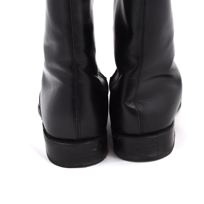 Cordwainer Lammfell Futter Stiefel Gr. 10 – Schwarz