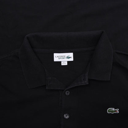 Lacoste Sport 2x Polo Shirts Size 7/US XXL ca. 62-62.5cm - Black