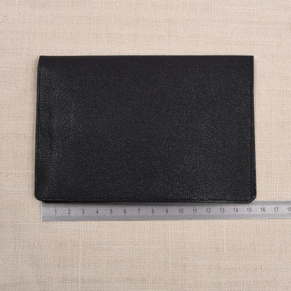 NOS Luxury Leather Travel Wallet Multi Pocket ca. 11cm - Black