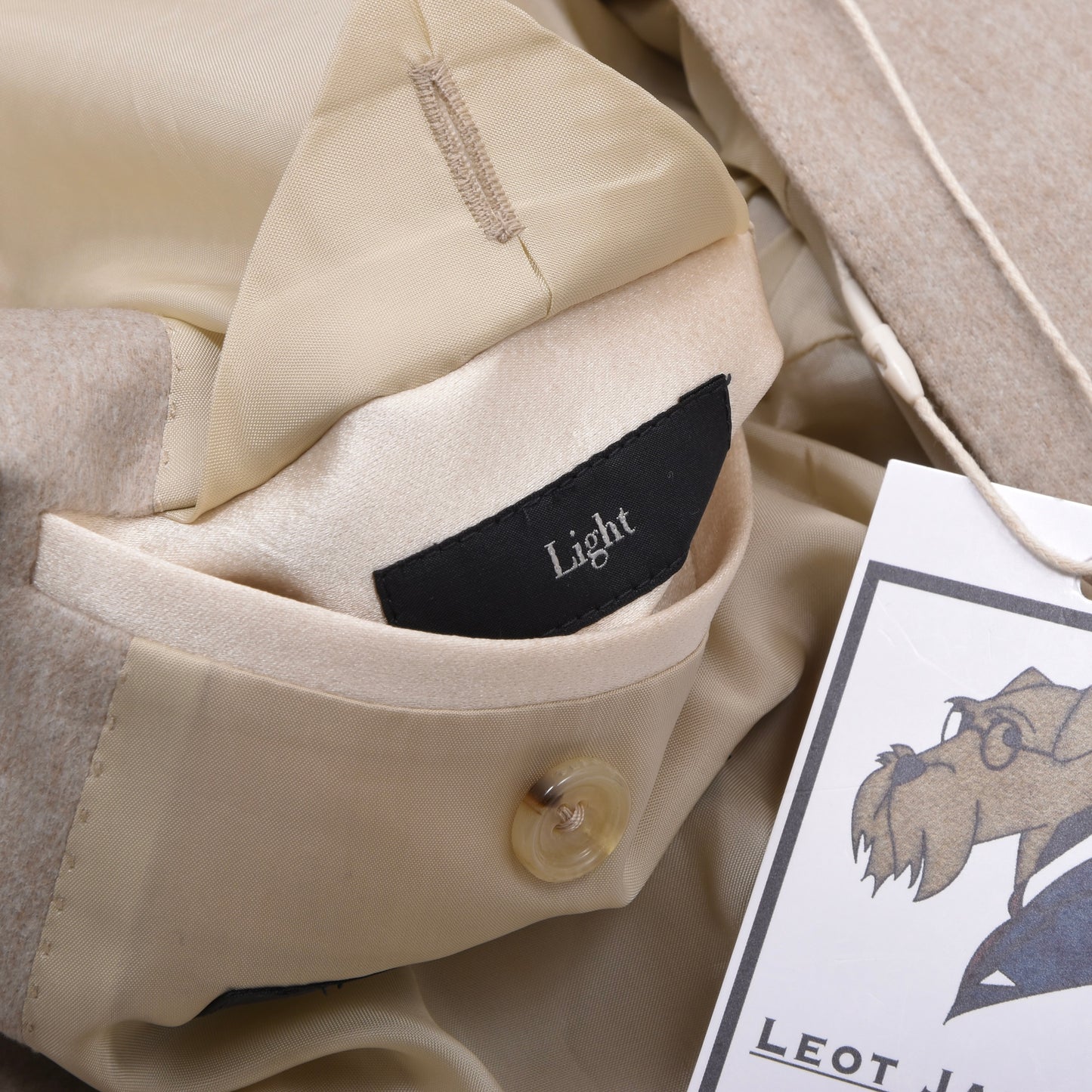 Z Zegna Light 50/50 Kamel-Seide Jacke Brust ca. 50,5 cm - Beige