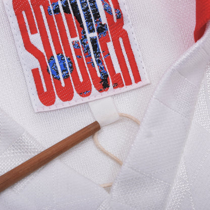 Vintage Diadora Belgium Away Jersey 1992-1994 Chest ca. 58.5cm - White