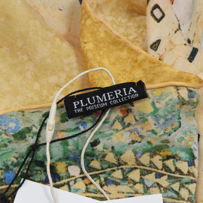 Plumeria Museum Collection Gustav Klimt Silk Scarf - The Kiss