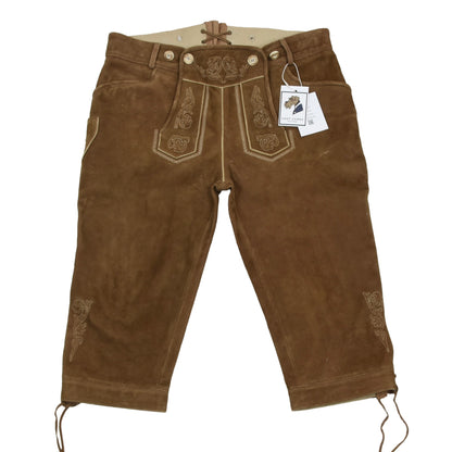 Classic Suede Lederhose Size 50 - Brown