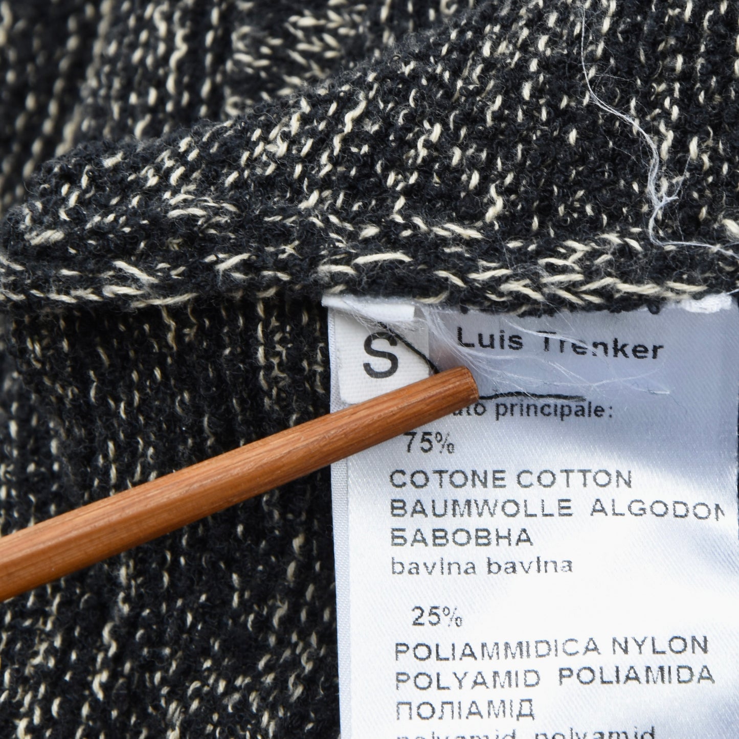 Luis Trenker Cotton-Blend Waistcoat/Vest Size S
