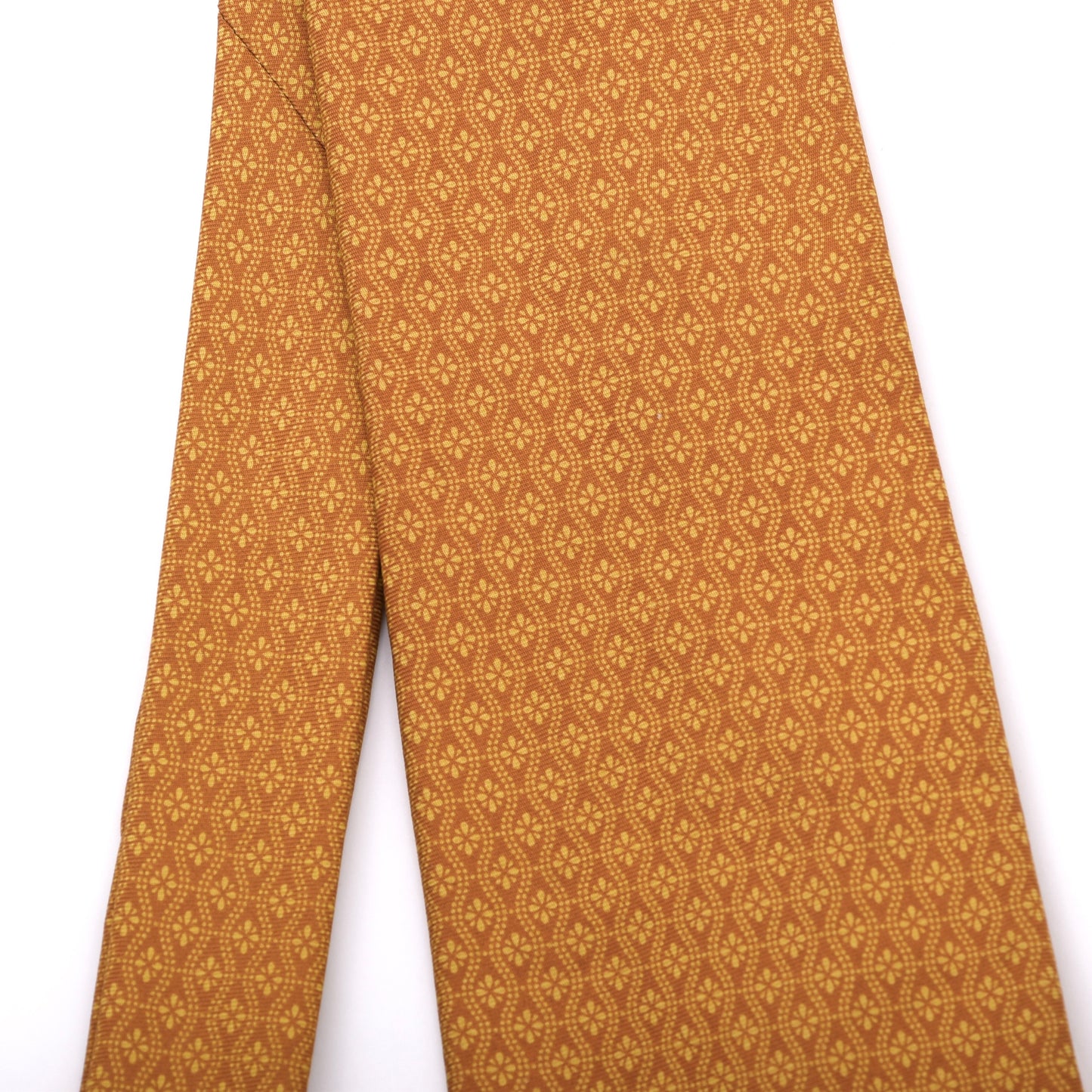 Etro Milano Seidenkrawatte Made in Italy - Ocker/Orange