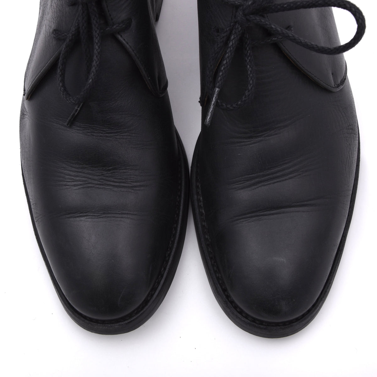 Shoepassion Leder Chukka Stiefel Gr. 9 Made in Spain – Schwarz
