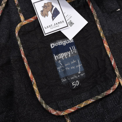 Desigual Patchwork Tweed Sakko Gr. 50