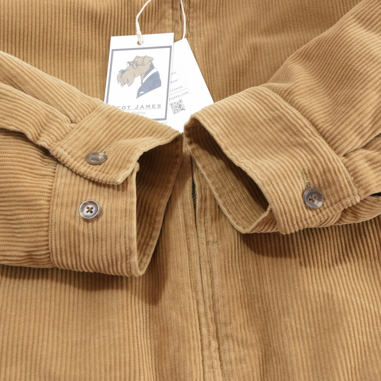 Polo Ralph Lauren Corduroy Blouson/Harrington Jacket Size XL - Tan