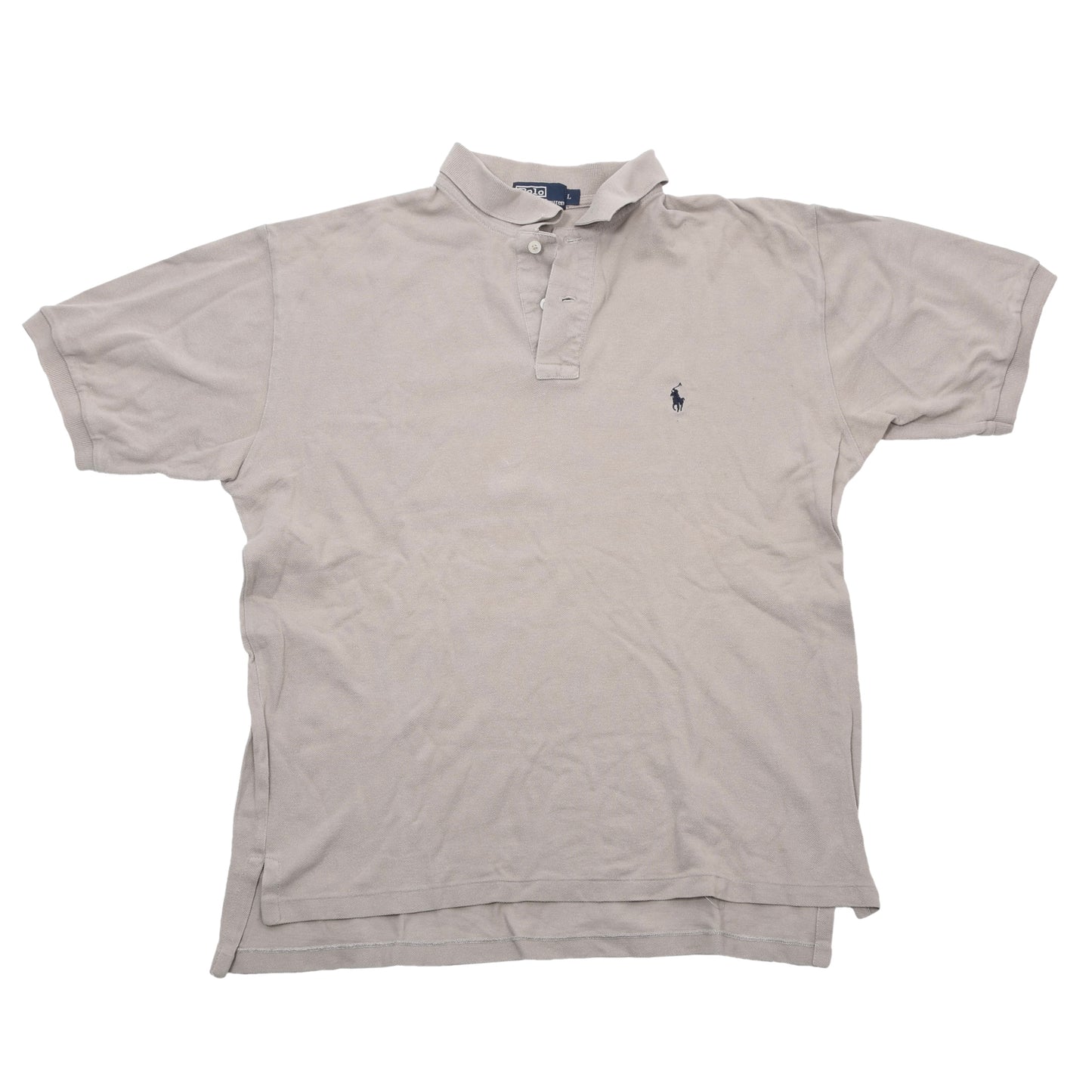 Polo Ralph Lauren 3x Polo Shirts Custom Fit Size L ca. 55-57.5cm - Blue/Navy/Beige