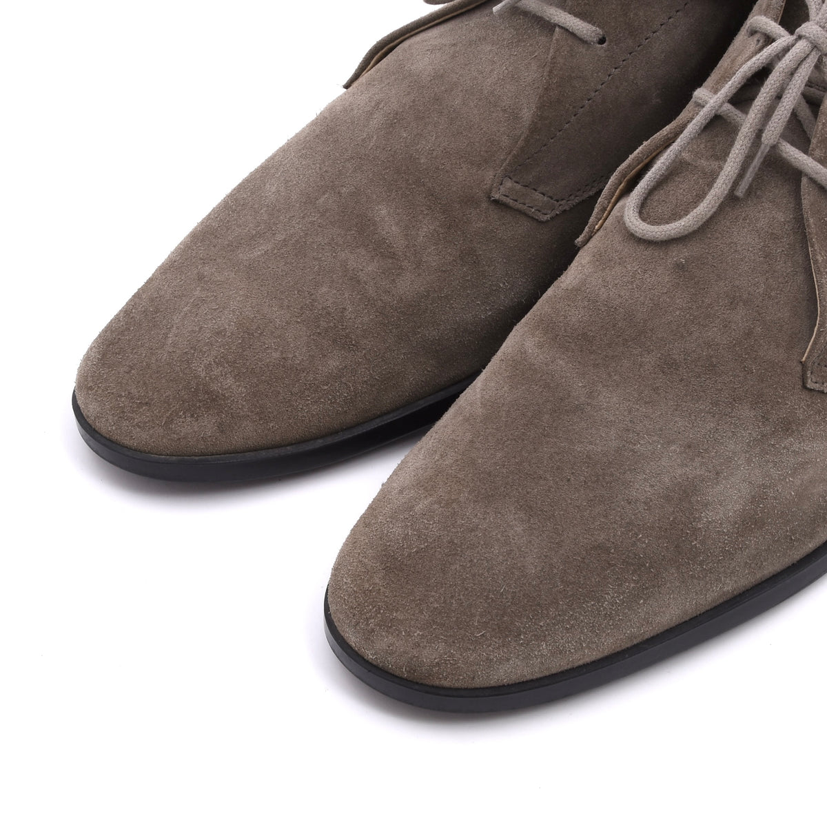 Tod's Wildleder Chukka Stiefel Gr. 9,5 Made in Italy – Beige