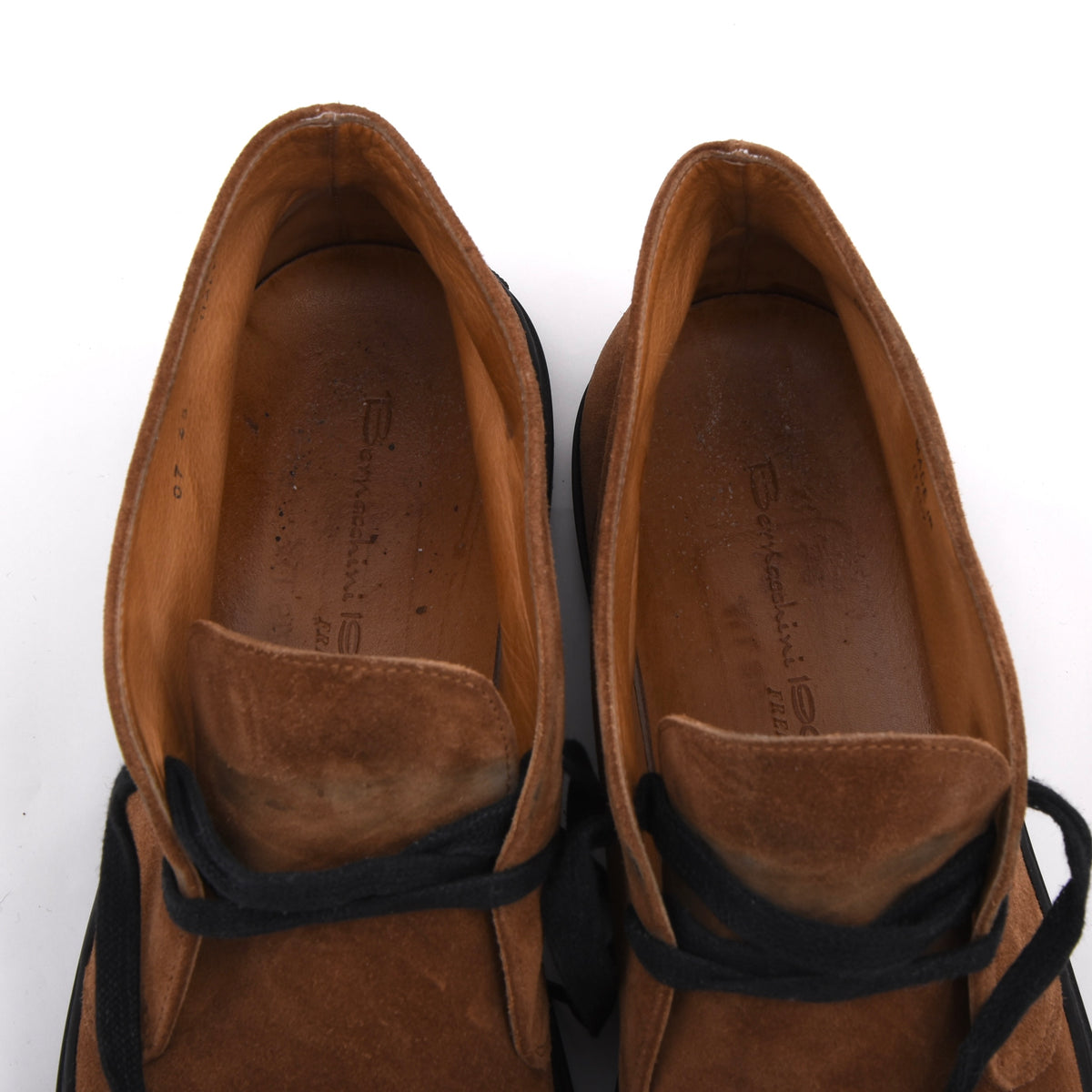 Bernacchini 1905 Wildleder Sneakers Made in Italy Gr. 45 - Tabakbraun
