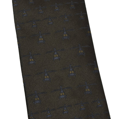 Prada Milano Tie ca. 154cm/9cm - Helicopters